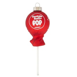 Kat + Annie 5.5" Red Tootsie Pop Glass Christmas Ornament 78493