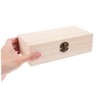 ABOOFAN Wooden Jewelry Box with Hinged Lid Sturdy Organizer for