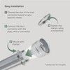Vent Systems 6'' Inch Galvanized Steel Duct Connector - Round