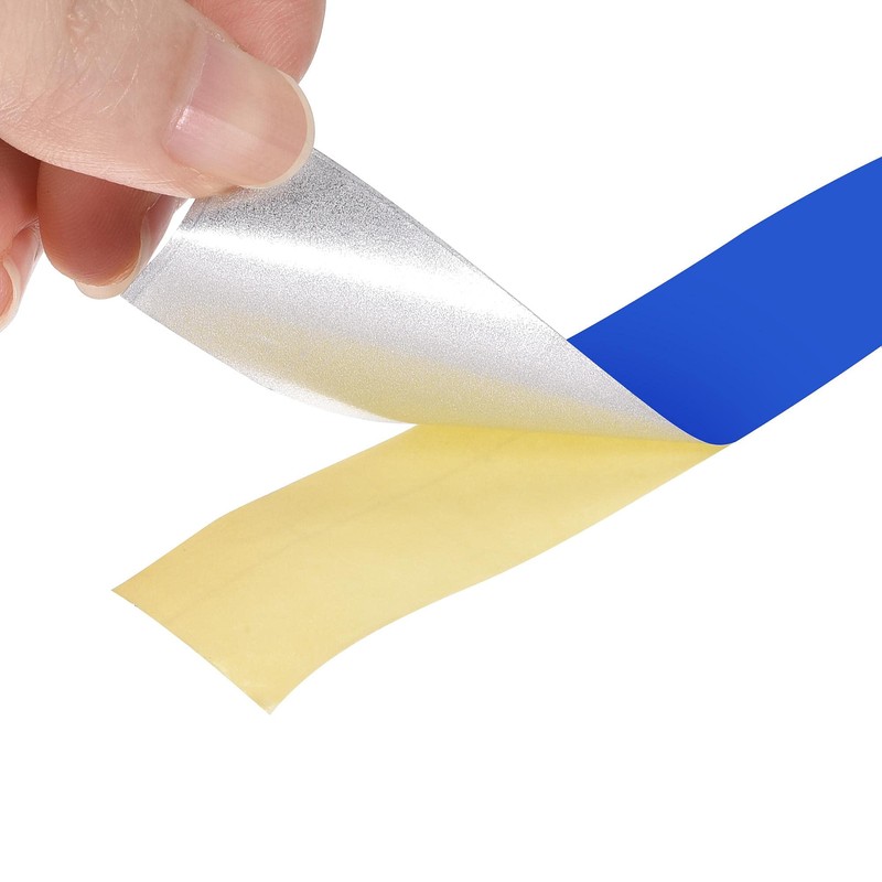 sourcing map Reflective Tape Blue, 50mm x 25m, Outdoor Waterproof
