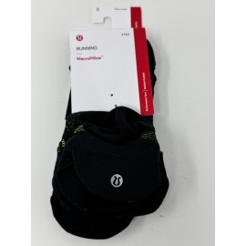 Lululemon MacroPillow Tab Socks 3 Pack Black  Women's Size Small 4-6