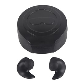 TOSWIM 1 Pair Swimming Ear Plugs for Kids Waterproof Reusable Silicone Earplugs for BathingBlack