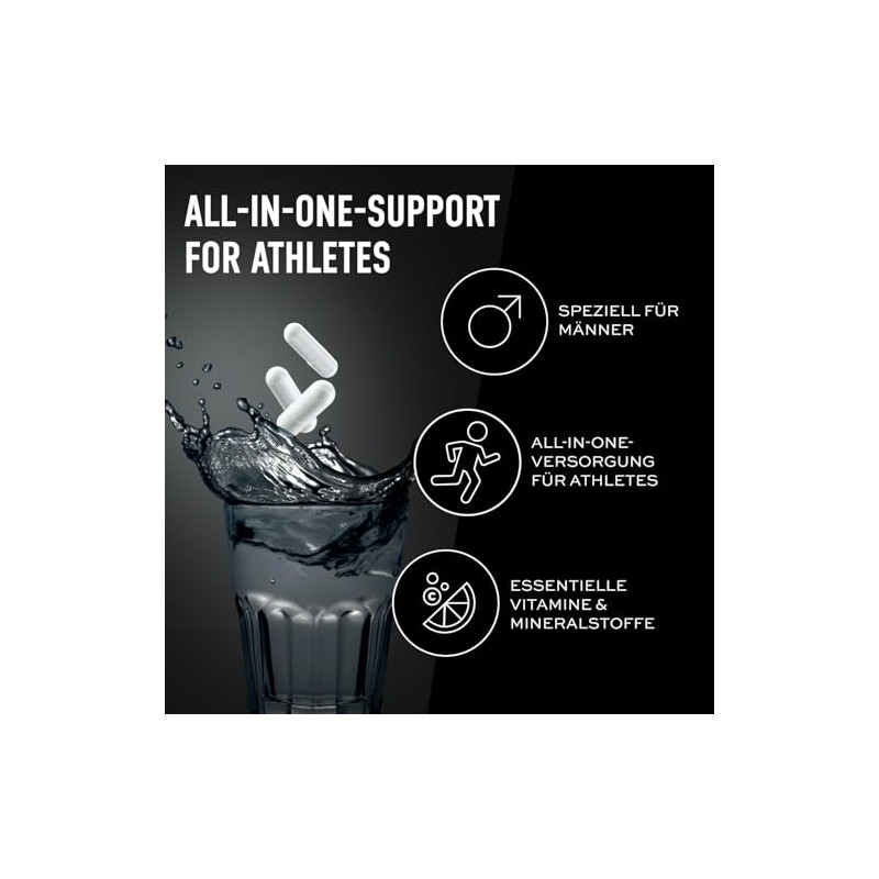 ESN Athlete Stack Men 2.0, 210 Capsules, All Essential Vitamins