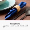 tuuli Kitchen Set of 6 Wooden Napkin Rings Table Decoration
