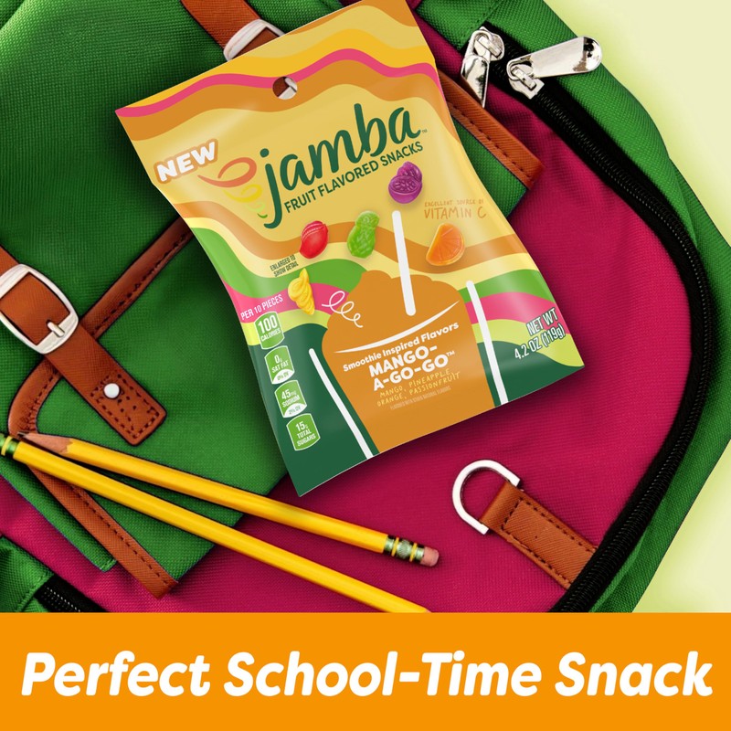 Jamba Fruit Flavored Snacks, Mango-A-Go-Go, Smoothie Inspired Flavors, Gluten Free