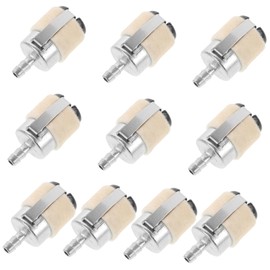 iplusmile 10pcs Fuel Filter Replacement for Chainsaw Trimming Tools Durable Frame Wool Element for Improved Engine Performance and Easy Installation