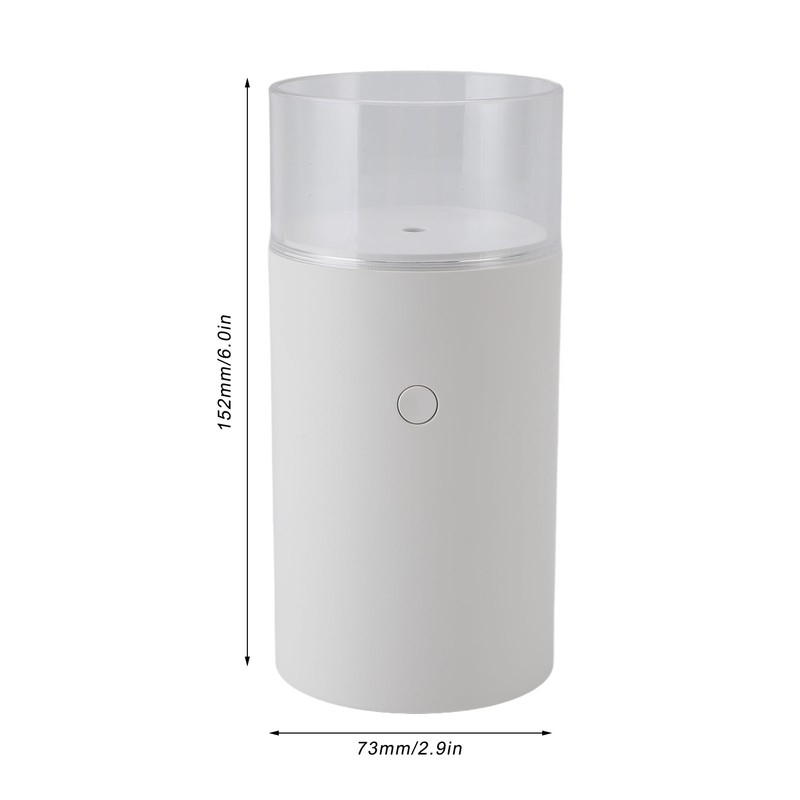 Essential Oil Diffuser 60ml USB Fine Mist 3D Flame Candle