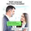 Voice Translator Earbuds, Supports 114 Languages Online Translation in Real