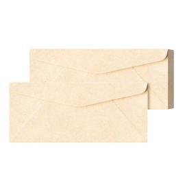 Natural #10 Parchment Business Envelopes – Perfect for Invitations, Greetings, Holiday, Office, Invoices, Letters, Mailings | 4 1/8 x 9 1/2 Inches | 50 Per Pack