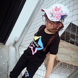 Belsen girls butterfly embroidered vintage baseball cap snapback trucker hat -
