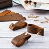Jetec 8 Pieces Leather Drawer Pulls Leather Pulls Leather Drawer