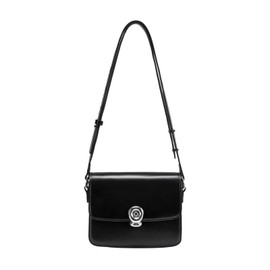 Small Purse Leather Handbags For Women: Black Shoulder Bags Crossbody Bag - Adjustable Straps for Ladies Classic Vacation