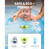 BALDR Pool Thermometer Floating Easy Read, Solar Pool Thermometer with