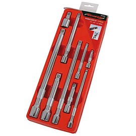Neilsen CT1232 9pc Mixed Drive Extension Bar Set - Chrome Vanadium | 1/4in 3/8in 1/2in Drive with Wobble End | Sizes 50mm 75mm 100mm 150mm 225mm