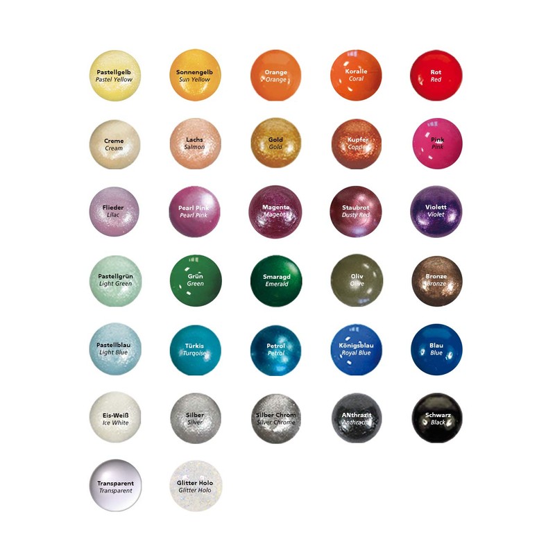 Viva Decor Pearl Pen 25ml-Silver Chrome