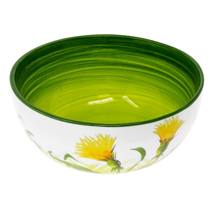 Lashuma Italian Serving Bowl Ceramic Fruit Bowl 22 cm Round