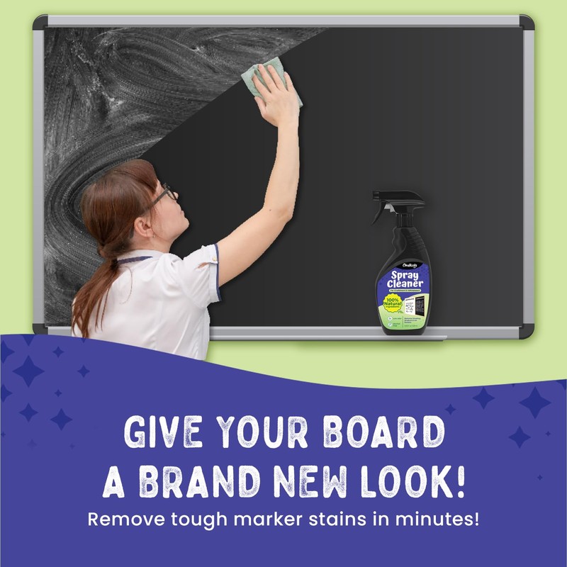 Chalkola Chalkboard & Whiteboard Cleaner Spray Kit (500ml) | 100%