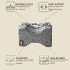 Cooling Knee Pillow for Side Sleepers w/ Strap & 2