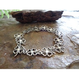 ⊹⊱✿ GLÜCK BLATT KLEE KLEEBLATT ARMBAND ✿⊰⊹ Armband Glücksarmband