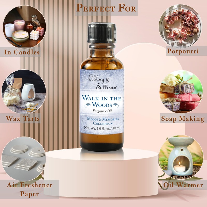 Abbey & Sullivan Fragrance Oil, Walk in The Woods, 1