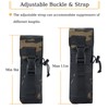 ​​DIZETION Heat-Resistant Suppressor Pouch, Tactical Multi-Purpose MOLLE EDC Carry Bag