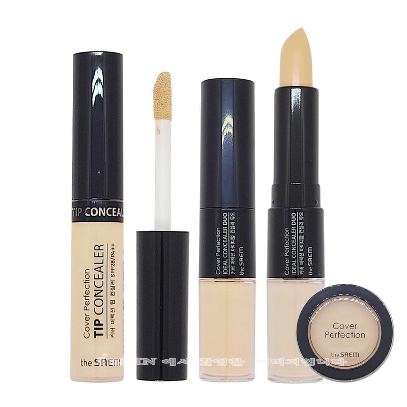 The Saem Cover Perfect Tip Concealer/Ideal/Triple Pot Concealer Tip Concealer