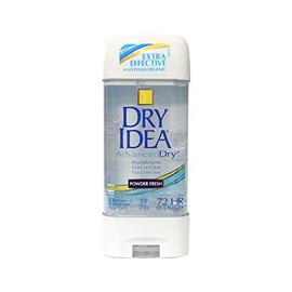 Dry Idea Advanced Dry Antiperspirant & Deodorant Clear Gel, Powder Fresh 3 oz (Pack of 4)