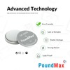 PoundMax CR 2025 Batteries 3v Lithium Button Cell Battery Combo