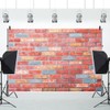 10x8ft Brick Wall Backdrop Red Brick Wall Photography Background for