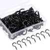 Ripeng 120 Pieces Screw Hooks Metal Cup Hook Screw in