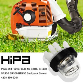 Hipa 3 Pack TS420 Primer Bulb for STHIL TS410 TS 420 BR350 BR430 Backpack Blower Bulbs Replace 4238 350 6201