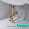 SEABEFORE Brass P Trap U-Shape 1 1/4 inch Sink Drain