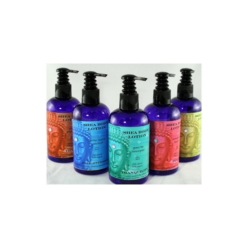 Almond 8 oz Organic Shea Body Lotion