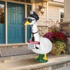 4Pcs Porch Goose Outfit Police - Funny Lawn Goose Costume
