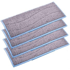 KEEPOW 4 Washable & Reusable Mop Pads for iRobot Braava Jet M6134