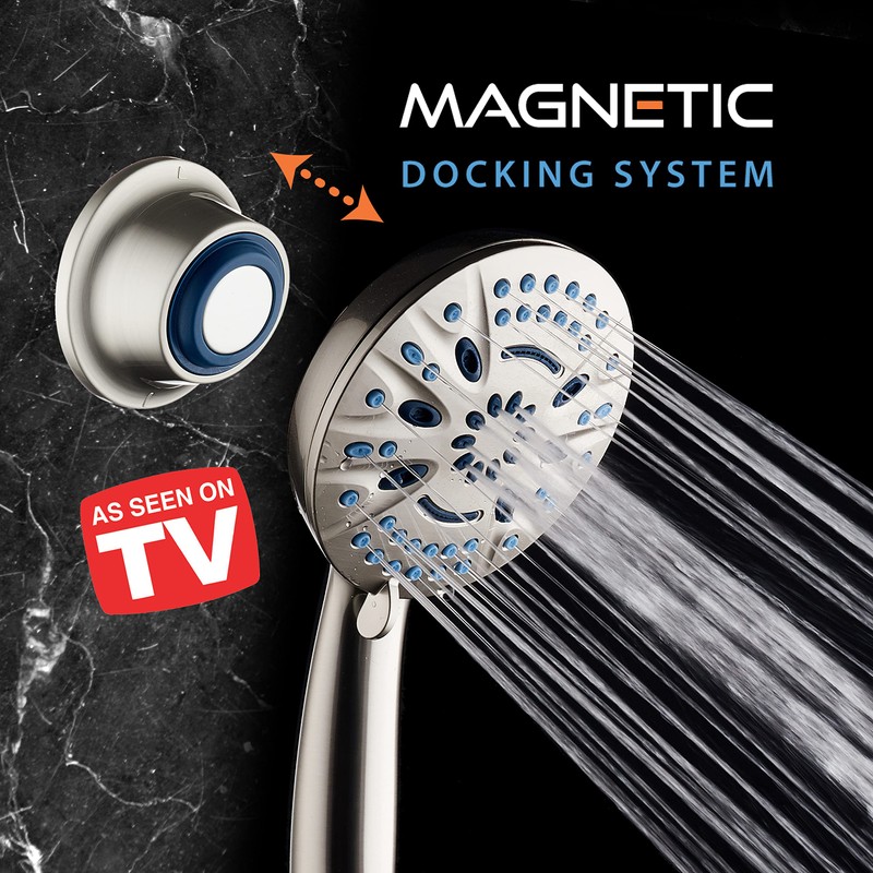 AquaCare Magneton High-Pressure 8-mode Handheld Shower Head with Magnetic Guidance