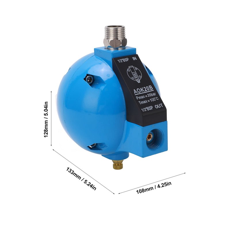 Air Compressor Drain Valve, Drain Valve DN15 20bar, Automatic Floating