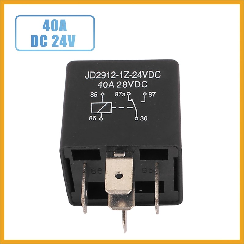Partuto 5pcs JD2912-1Z-24VDC 5 Pin 40A 28VDC DC 24V Car