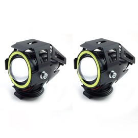 pacask 2pcs motocicleta Faro Foco Lámpara para Faros delanteros LED CREE u7 antiniebla Lámpara DRL Spotlight Conducir Daytime luces y # xFF08; Blanco y # xFF09;