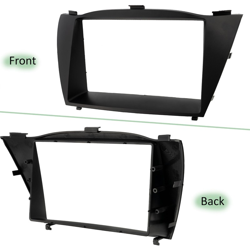 AERZETIX - C42700 - Frame/Front Plate/Adaptor 2-DIN for Car Radio
