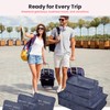 6-Piece Packing Cubes Set – Travel Luggage Organizer Bags with