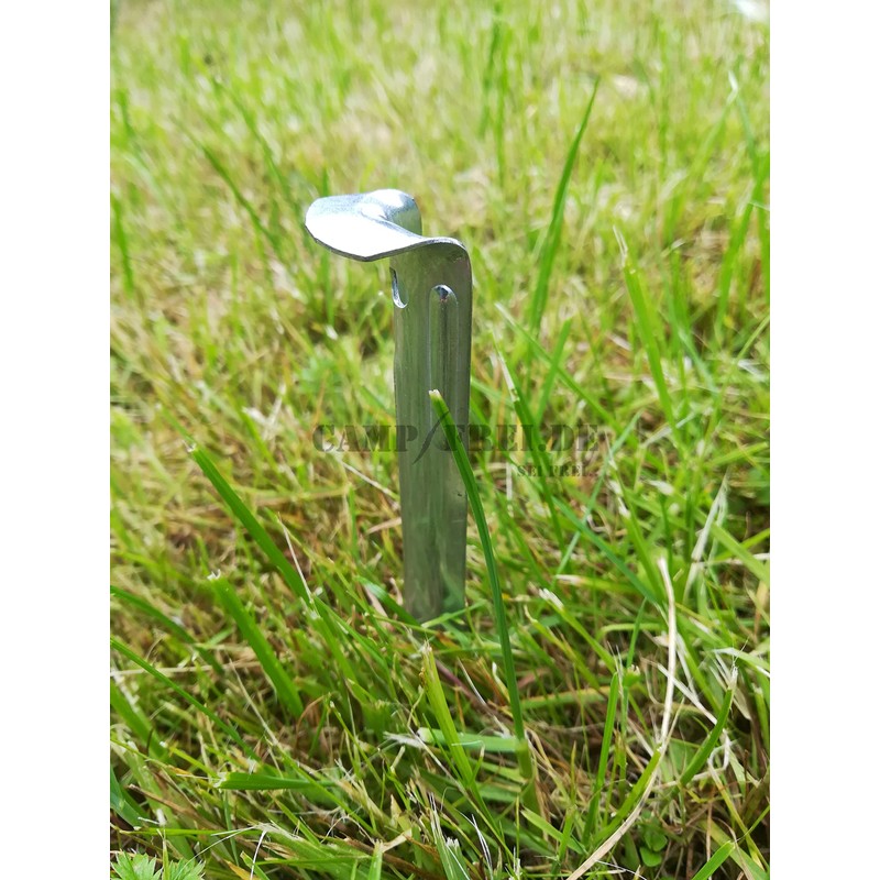 Tent Pegs 30 cm Galvanised Steel Pack of 10
