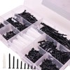 NIANXIHAN 420 pcs Set of Carbon Steel, M3 Flat Head