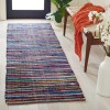 Safavieh Rag Rug BLUE / MULTI 2'-3" X 10' Runner