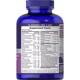 Puritan's Pride Ultra Women Daily Multi Timed Release -180 Caplets Exp: 04/27