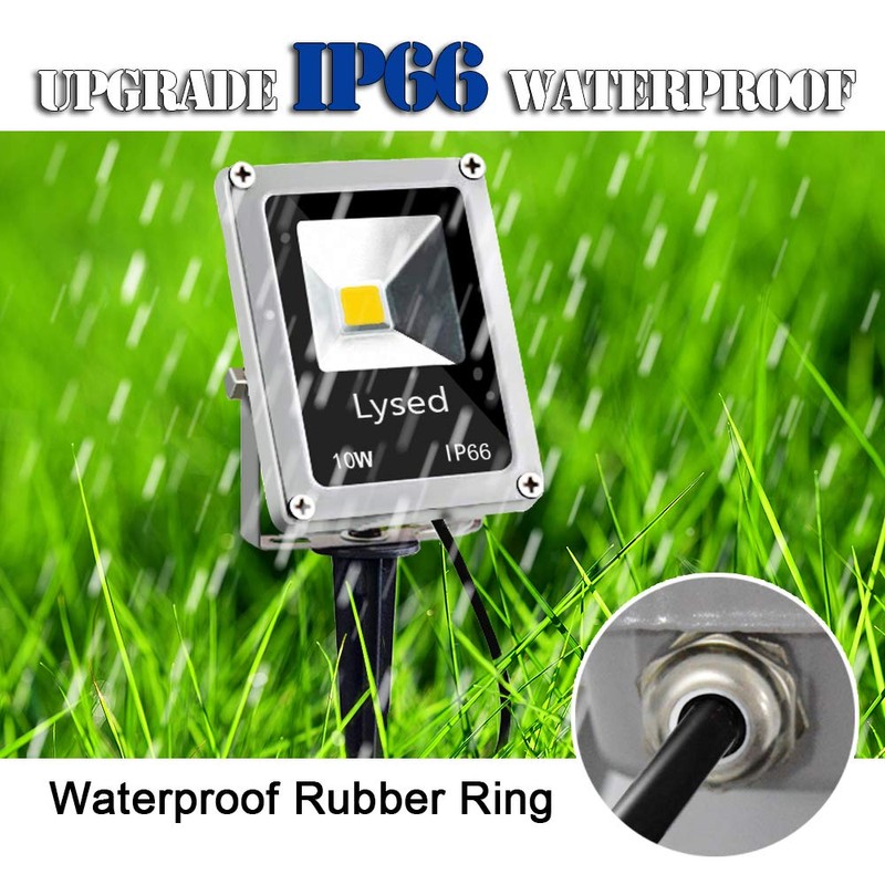 Lysed 10W Low Voltage LED Landscape Lights, Bowfishing Lights Warm