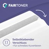 FairToner FairToner Briefumschlag DIN Lang Selbstklebend, (100 Stück) mit Innendruck