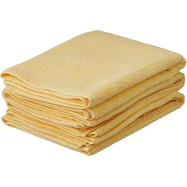 KWARE Microfibre Cleaning Cloths Extra Large 60x40cm Premium Dual-Sided Car Drying Towels Lint Free Super Absorbent for Car Wash Household Cleaning and Detailing Pack of 6