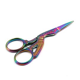 AAPROTOOLS 3.5 INCH Titanium Stork Embroidery Scissors A+ Quality