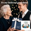 Someki Grandson Bracelet From Grandma Adjustable Multicolored Black Obsidian Bead